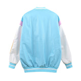 Letterman Jacket Outfit Senior Jackets Men's Loose Color Matching Coat