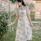 Women's Cottagecore Dress Women's Summer Retro Summer Dress