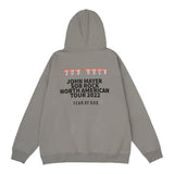 Fog Sob Rock Hoodie Hooded Fleece Lined Sweater Male and Female Large Size Hoodies