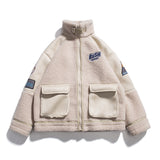 Man Fall Winter Outfis Winter Loose Machine Jacket