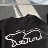 Human Made Sweatshirt Polar Bear Brushed Hoody Loose