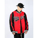 Varsity Baseball Jacket for Men Spring Baseball Uniform Embroidery Stitching Loose Jacket Unisex Coat