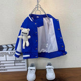 Toddler Boys Jackets Boys' Jacket Baseball Uniform Autumn Clothing