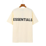Fog Essentials Tshirts Fog Reflective Essentials Fear Of God High Street Loose Short Sleeve T-shirt Men and Women