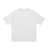 Men T Shirt Summer Casual Tops Men's Clothes Summer Wear National Fashion Boys round Neck Short Sleeve Casual Loose Letter Printed T-shirt