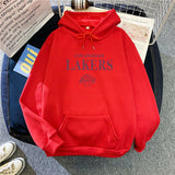 Slogan Graphic Hoodie Velvet Padded Hooded Sweatshirt