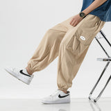 Men Cargo Pants Men's Summer Thin Track Pants Fashion Brand Casual Loose Pants