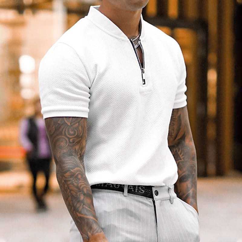 Polo Shirts Summer Polo Shirt Short-Sleeved Men's T-shirt Casual