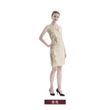 The Great Gatsby Prom Dresses Sequined Dress Halter Skirt Beaded Dress