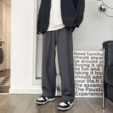 Men Suit Pants plus Size All-Matching Loose Casual Drape