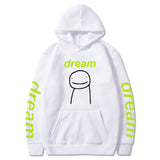 Dreamwastaken Men's Novelty Hoodies Dream Merch Shirt 2D Printed Casual Fashion Loose Hooded Sweater
