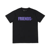Vlone T Shirt Life Print plus Size Retro Sports Casual Short Sleeve Vlone