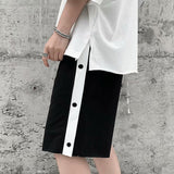 Summer Men Shorts Breasted Shorts Straight Sports Pants