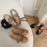 Nude Pumps Block Heel Ballet Shoes