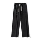 Men Sweatpants Loose Wide Leg Draped Casual Pants Sports