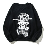 Rrr123 Sweatshirt Printing Crew Neck Casual Loose Sweater