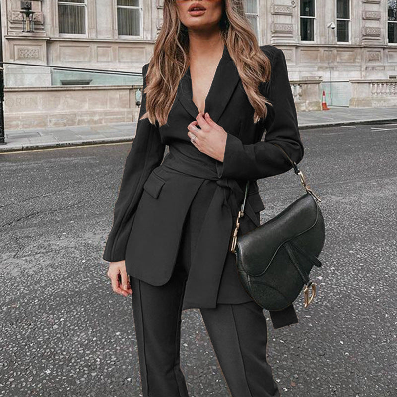 Women Blazar Pants Suit Spring and Autumn Women's Clothing Fashion Suit