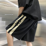 Men Shorts Waffle Casual Pants
