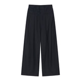 Men Suit Pants Men's Summer Solid Color Casual Suit Pants Men