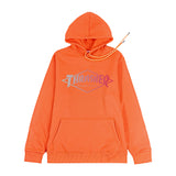 Thrasher Hoodie Sweater Flower Autumn and Winter Men's Clothing Solid Color Hoodie