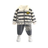 Toddler Boys Jackets Small Yellow Duck Boys Autumn Clothing Suit