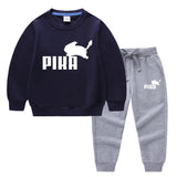 Children Pokemon Pikachu Hoodie & Pant Set Two-Piece Cotton Sweater Set