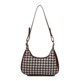 The Teacher Tote Black and White Striped Underarm Bag Women's Bag Autumn Baguette Bag Shoulder Handbag