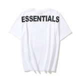 Kanye T Shirt Reflective Letter Short Sleeve T-shirt Hip Hop Loose Oversize Half T-shirt