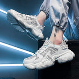 Off White Shoes Sneaks Men's Summer Breathable Trendy Shoes Sneakers Casual White Shoes