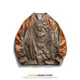 Varsity Jacket for Men Baseball Jacketsl Stand Collar Uniform