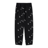 Off White Winter Pants Off Palm Letters Full Printed Terry Casual Trousers for Men and Women