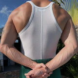 Rave Outfits Mens Vest Bottoming Shirt