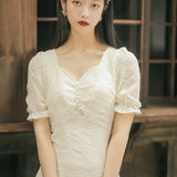 Women Cottagecore Dress Elegant Dress Summer