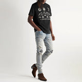 Amiri T Shirt Short Sleeve T-shirt Blouse Summer