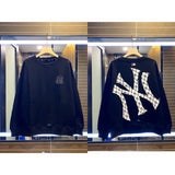 Yankees Spring and Autumn MLB Sweater Letters Men and Women Couple Bottoming Shirt