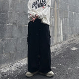 Men Cargo Pants Men's Autumn Loose Casual Trousers