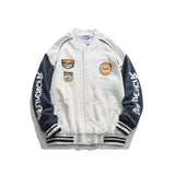 Letterman Jacket Outfit Senior Jackets Varsity Baseball Coat Spring and Autumn Loose Casual Jacket Men's Top