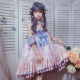 Gothic Lolita Harajuku Style Clothing Lolita Dress Donut JSK Japanese High Waist Small Skirt
