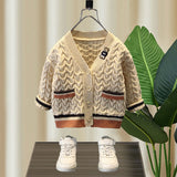 Toddler Boys Jackets Boys' Cardigan Sweater Spring and Autumn Coat