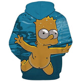 The Simpsons Hoodie 3D Digital Printing Long Sleeve Hooded Men's and Women's Sweater