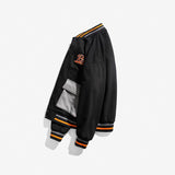 Varsity Jacket for Men Baseball Jackets Spring Letter Printing Large Pocket Unisex Baseball Uniform