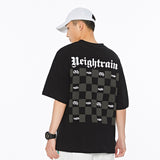Man Summer T Shirt Checkerboard