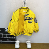 Toddler Boys Jackets Children's Clothing Boys Spring Coat Children's Baseball Uniform