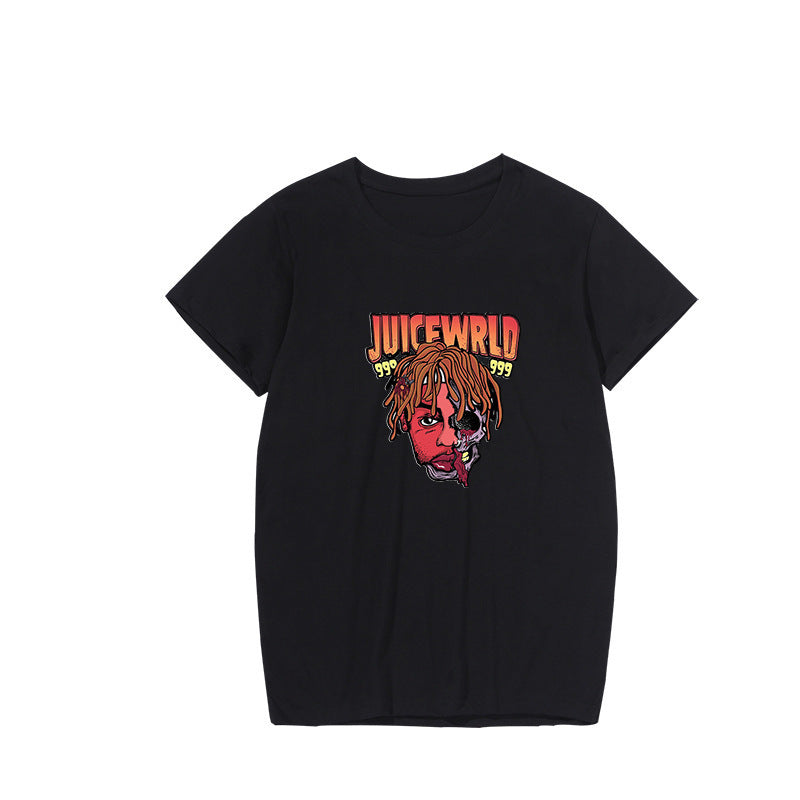 Juice WRLD T Shirt Teenagers Loose Summer T-shirt Juice WRLD Printing