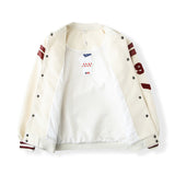 Yankees Letter Jacket Baseball Uniform Men's and Women's Autumn and Winter Spring Retro Casual Loose Jacket