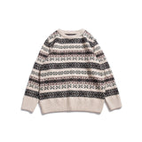 Man Fall Winter Outfis Autumn and Winter Pullover Sweater Japanese round Neck Sweater for Men