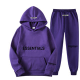 Fear Of God Fog Essentials Hoodie & Sweatpant 2 Piece Set For Men And Women