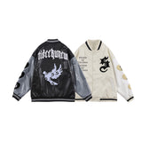 Blackair Jacket Retro Crew Neck Baseball Uniform Jacket