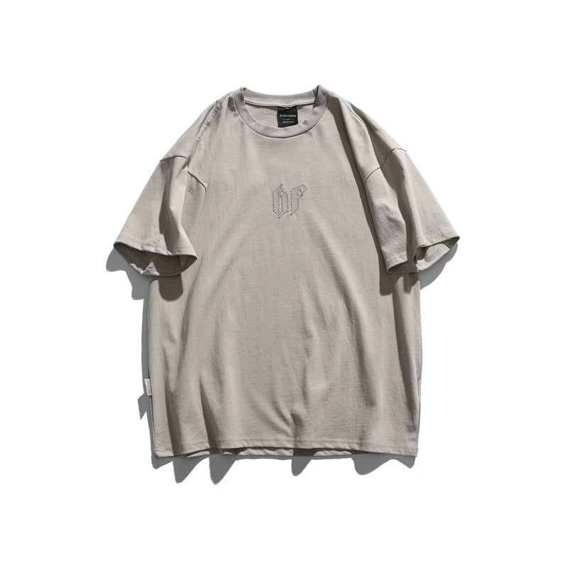 Man Summer T Shirt Letter Embroidery