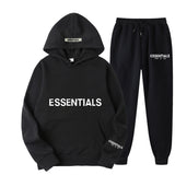 Fear Of God Fog Essentials Hoodie & Sweatpant 2 Piece Set For Men And Women